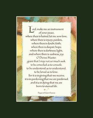 Prayer of St Francis